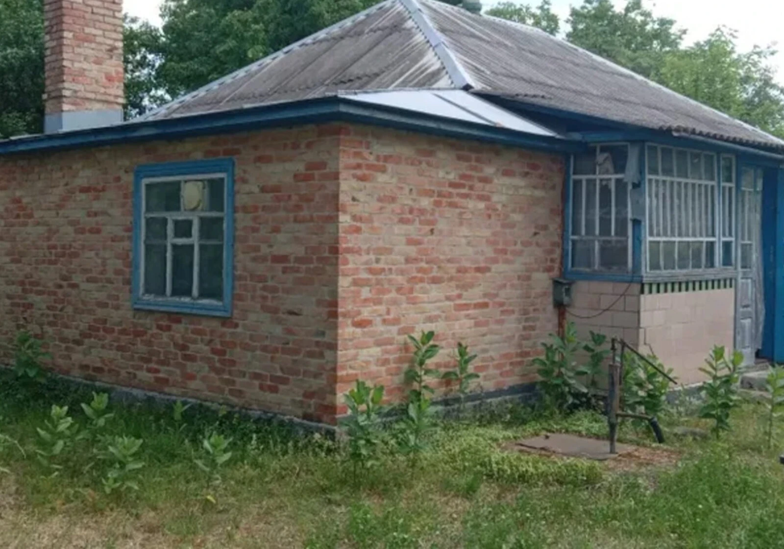 Будинок, Яснозір'я: 62 сотки, дерево та цегла, свердловина