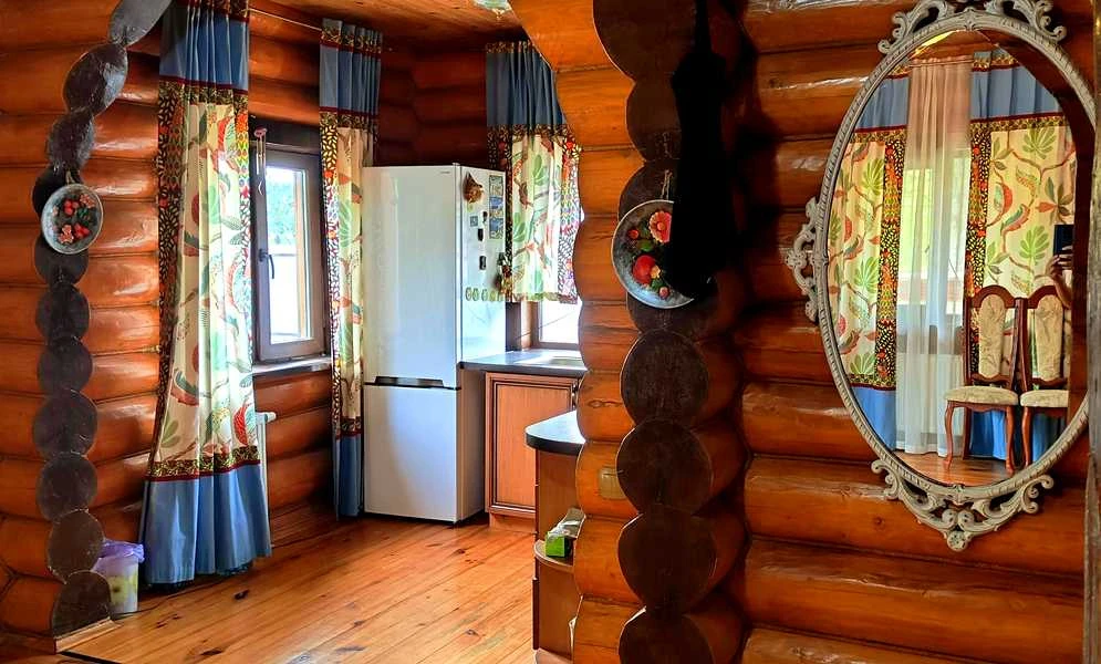 Будинок, Глібівка: дикий зруб, тераса, вихід до річки та лісу - фото 4