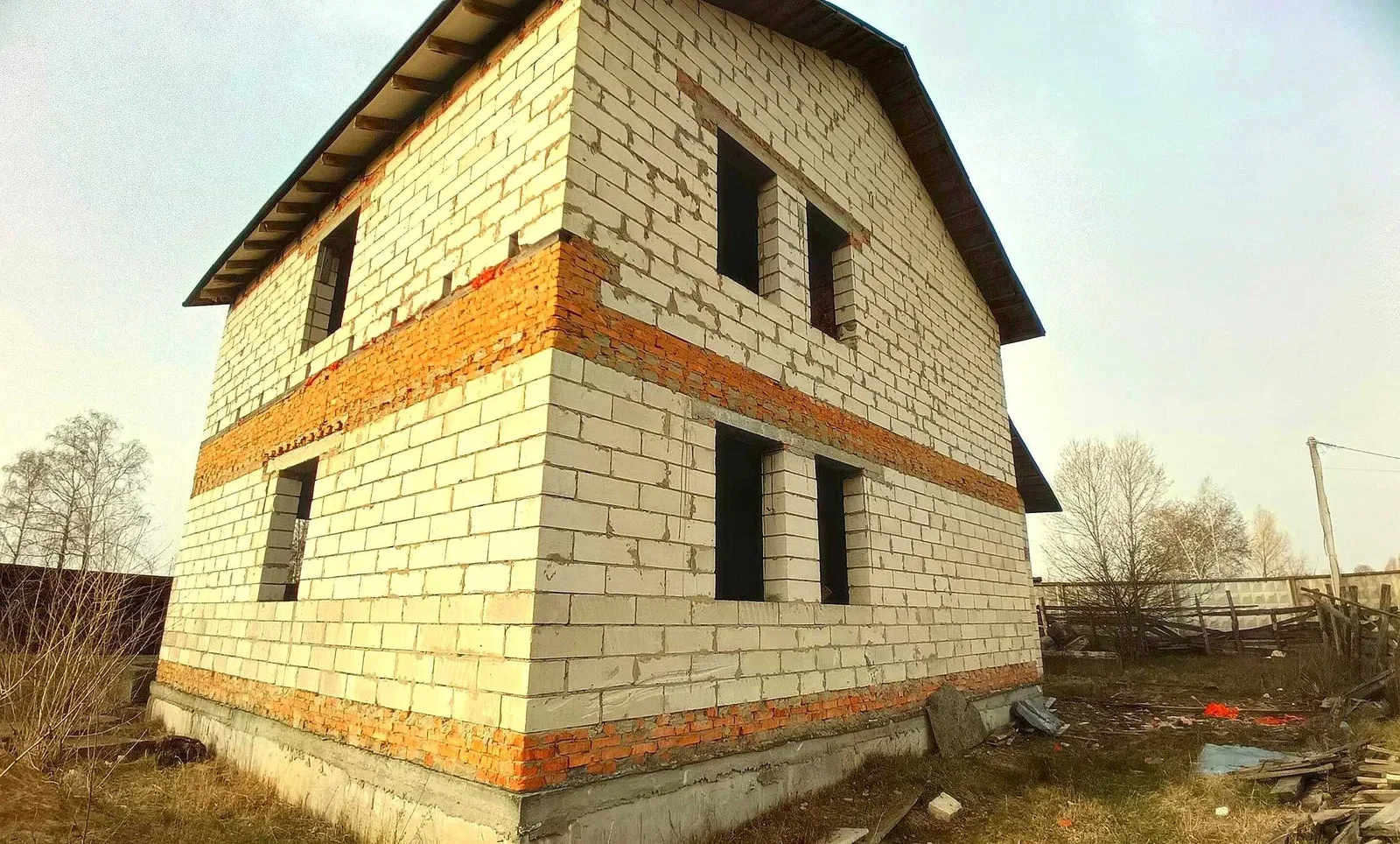 Будинок, Березівка: недобудований, 2 поверхи, ділянка 12 соток