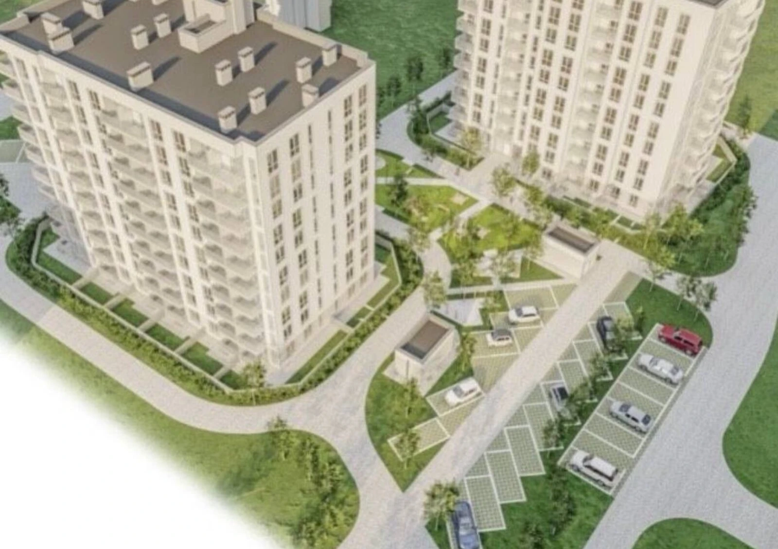 1-комнатная квартира, Замостянский: новостройка, укрытие в доме, фото 3