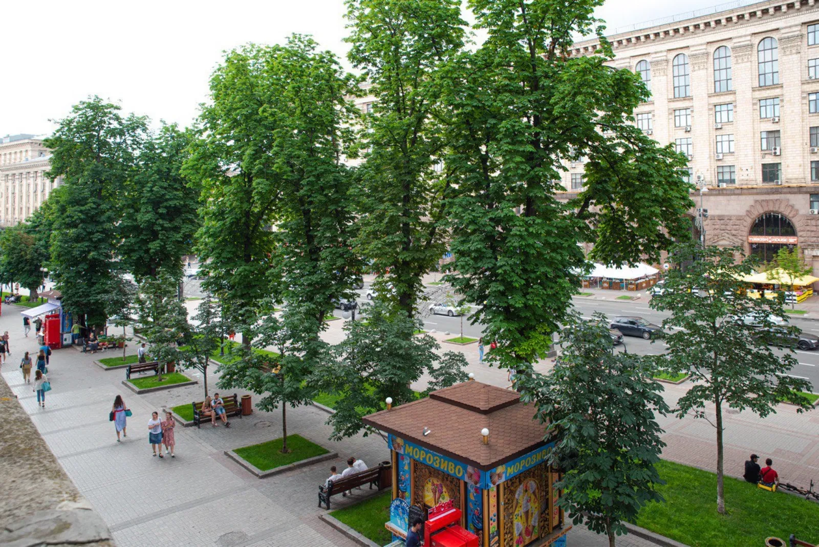 2-комнатная квартира, Козин: терраса с видом на улицы Киева, джакузи, фото 2