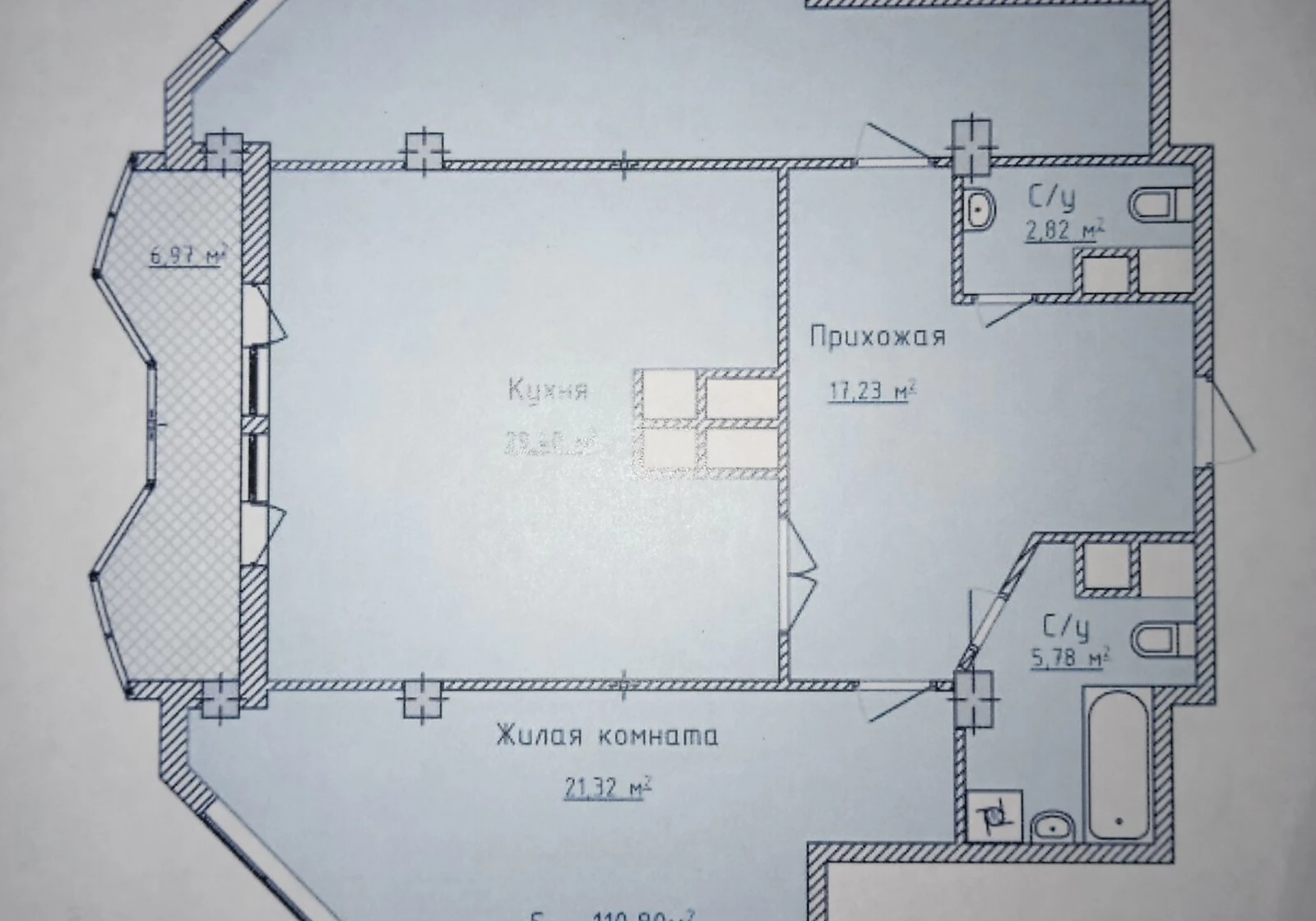 3-кімнатна квартира, Приморський: новобудова, резервне живлення - фото 2