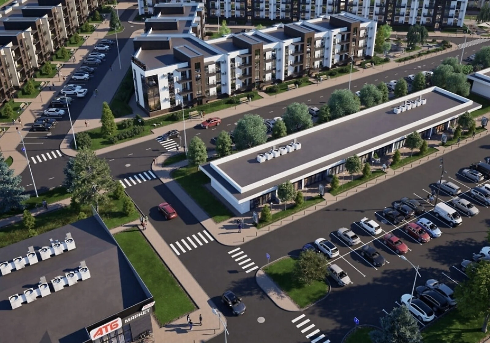1-комнатная квартира, Березина: сдача в 2027 году, закрытый двор - фото 1