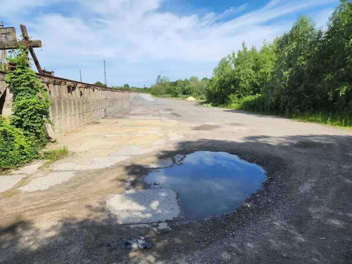 Площадка, Жолква: подъездной путь, выгрузка сыпучих материалов, фото 4