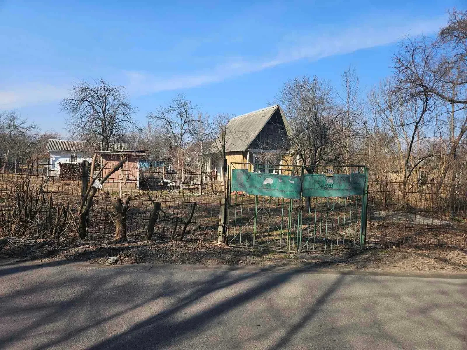 Дача, Глеваха: фасадна ділянка, камін - фото 4