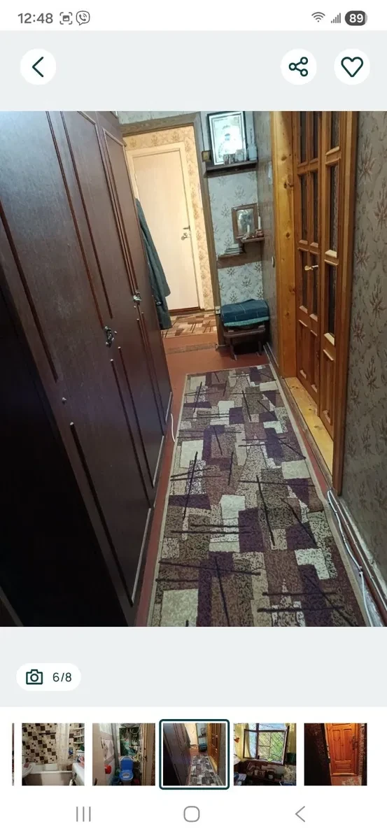 2-кімнатна квартира, Таврійський: роздільні кімнати, житловий стан, бойлер - фото 4