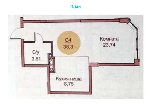 Студія у ЖК «Нова Європа»: під офіс чи магазин, після будівельників, фото 3