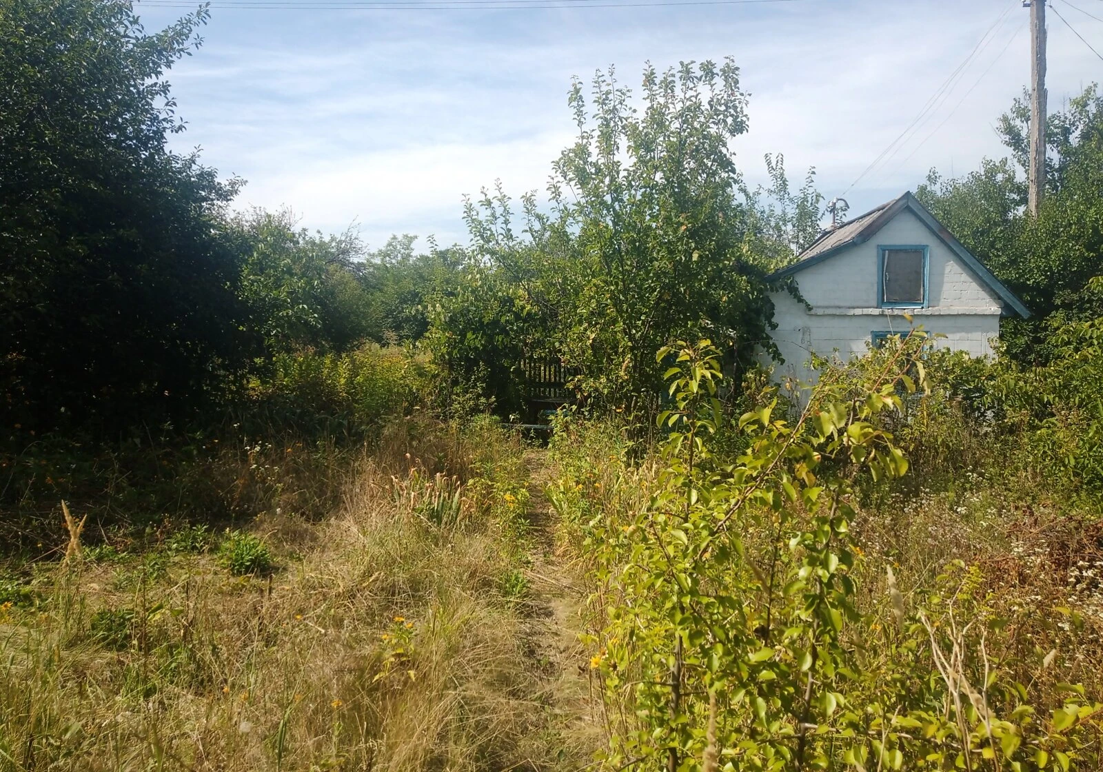 Дача, масив Верхні Сади: 4 сотки, стіни зі шлакоблоку