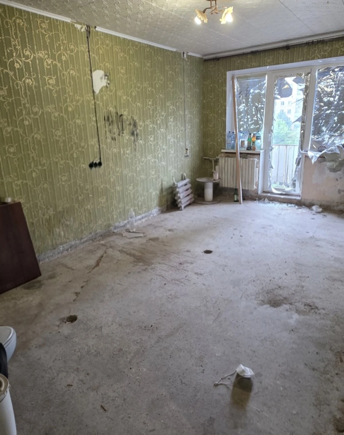 2-кімнатна квартира, Саксаганський: без ремонту, вода і газ без світла - фото 2
