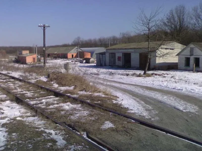 Виробнича база, Богуслав: 0,9 га, залізнична гілка