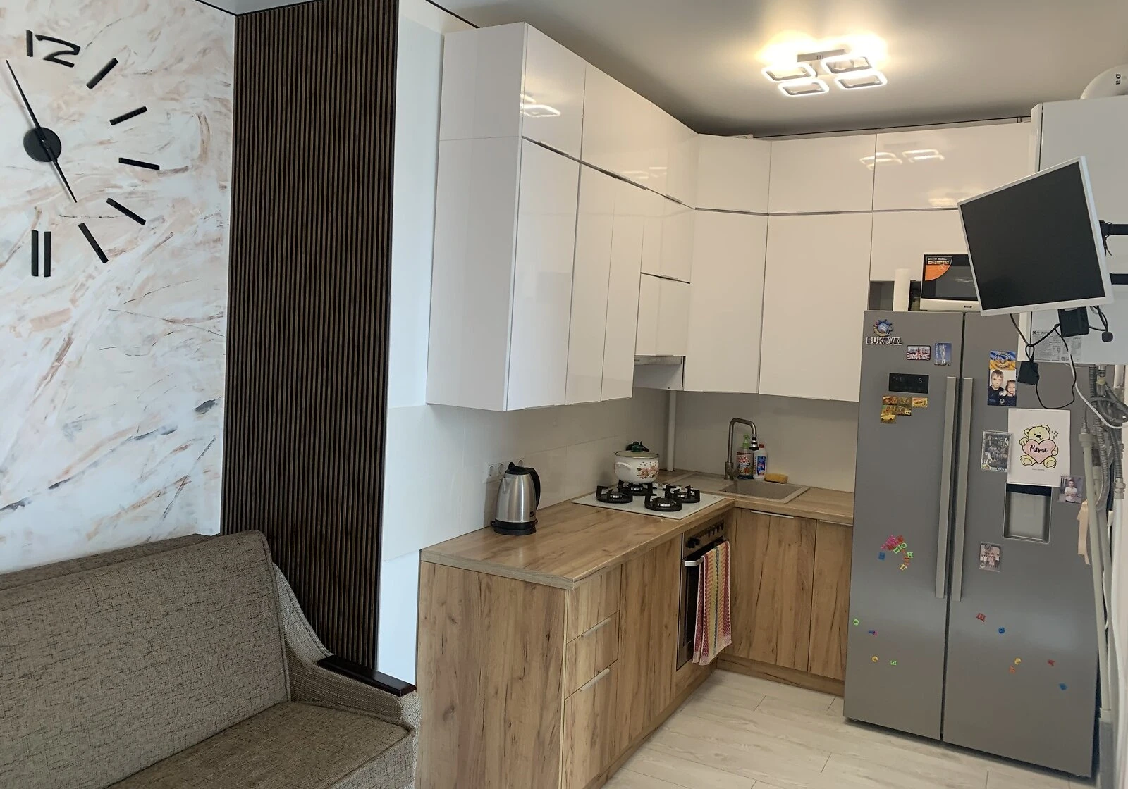 2-кімнатна квартира, Сокільники: кухня-студія, опалення без світла - фото 3