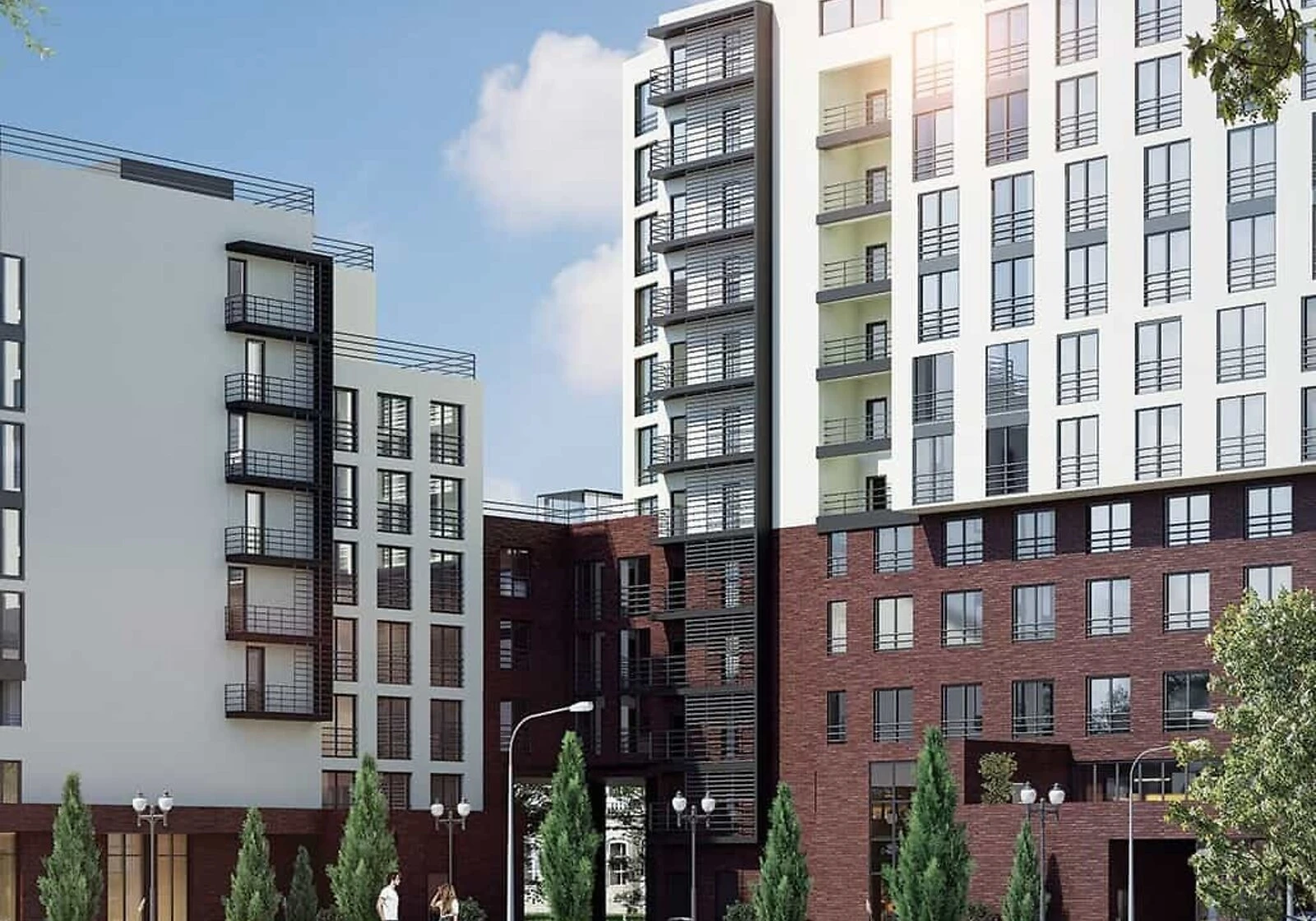 3-комнатная квартира, Нагорный: закреплённое парковочное место, дом 2022 года - фото 1