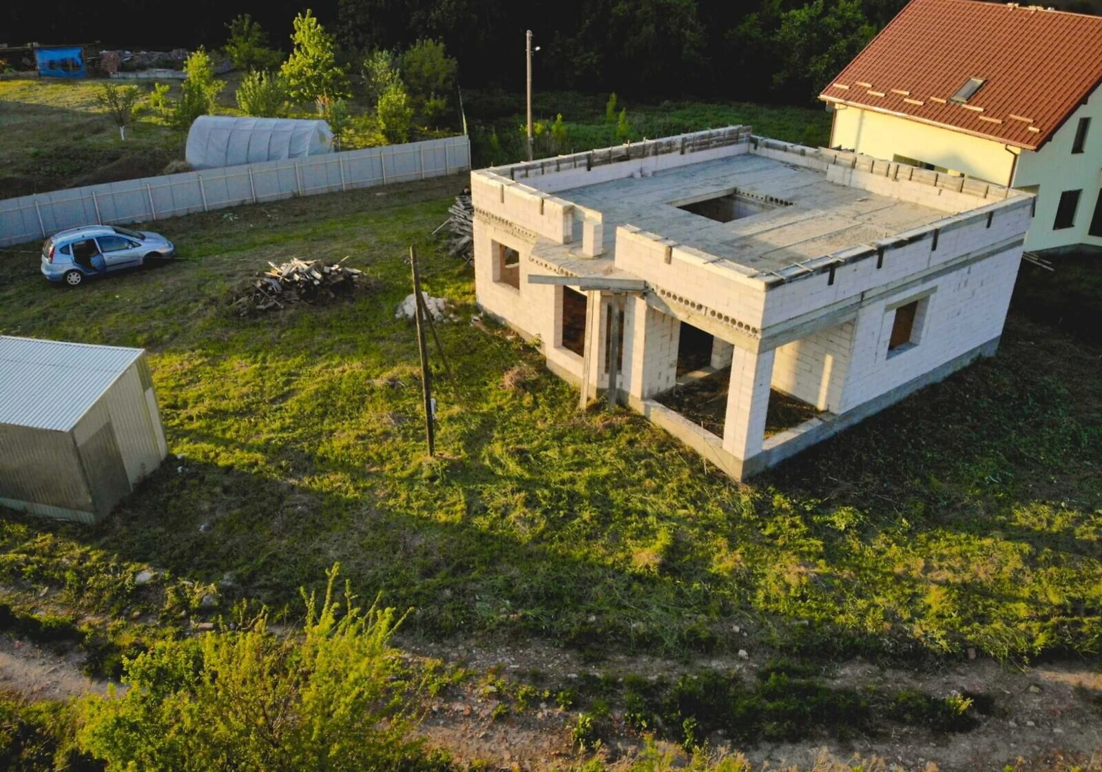 Будинок, Вислобоки: сад, газобетонні стіни - фото 4