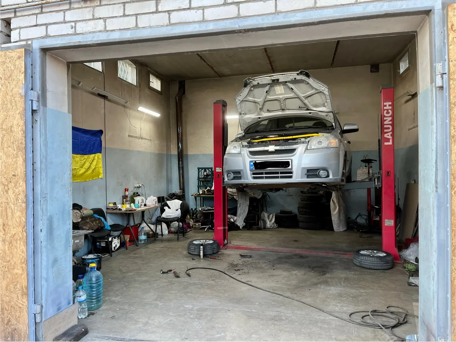 Гараж, Бобрівка: підйомник, АГК «Поршень», обмін на авто - фото 1