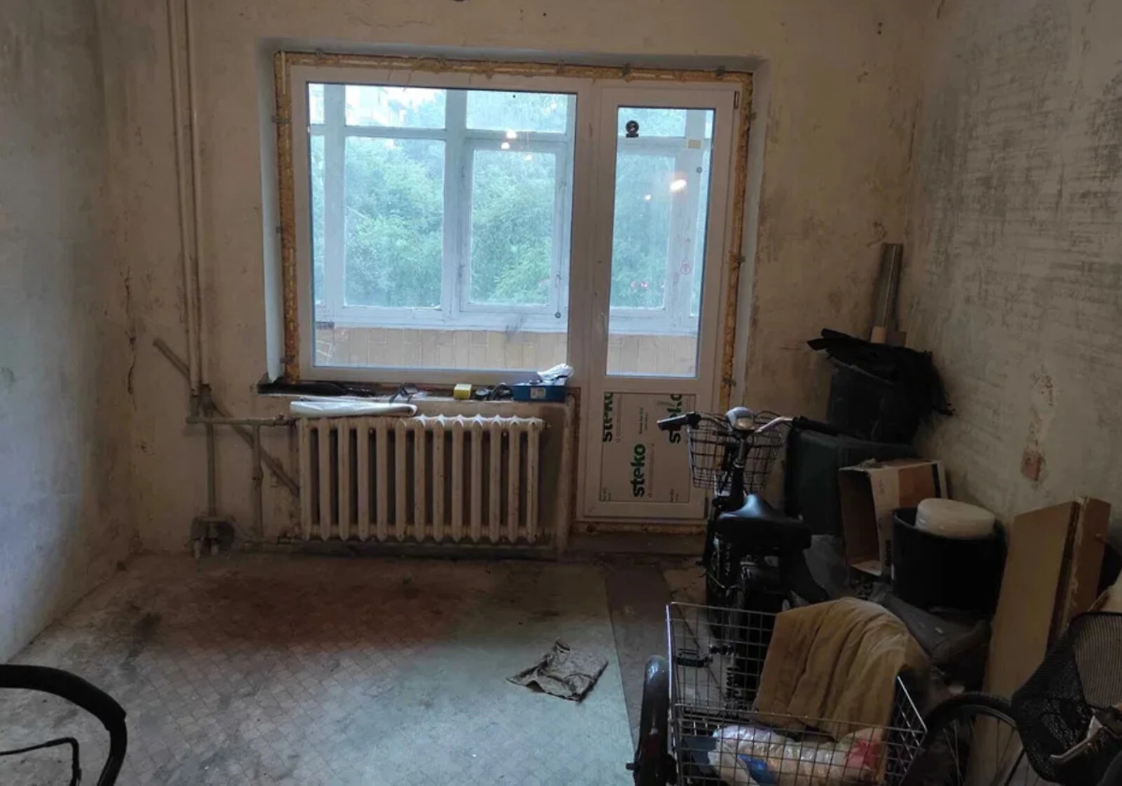 1-комнатная квартира, Ковпаковский: балкон, без ремонта, фото 5