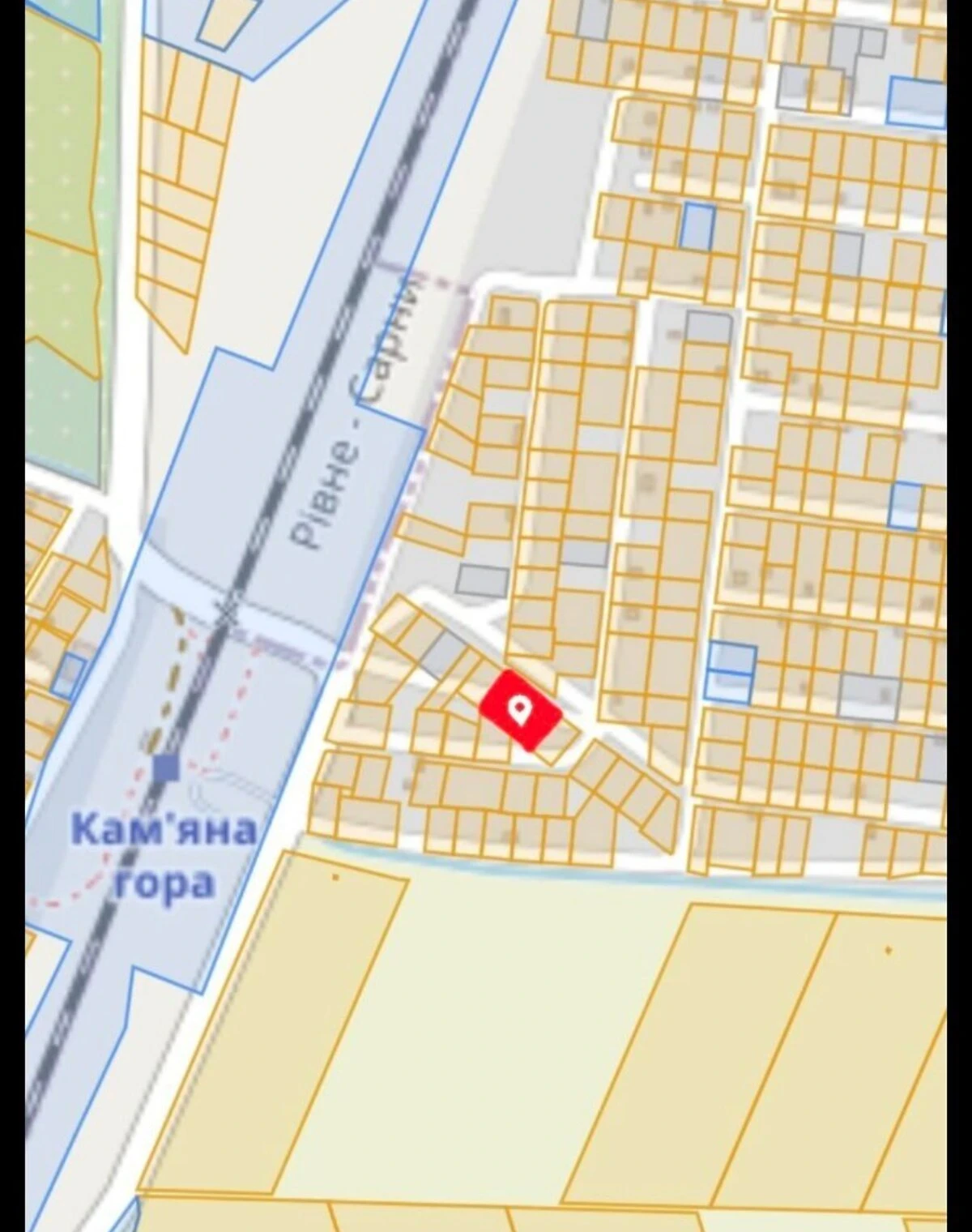 Участок 12 соток, Каменная Гора: жилая застройка, под гараж