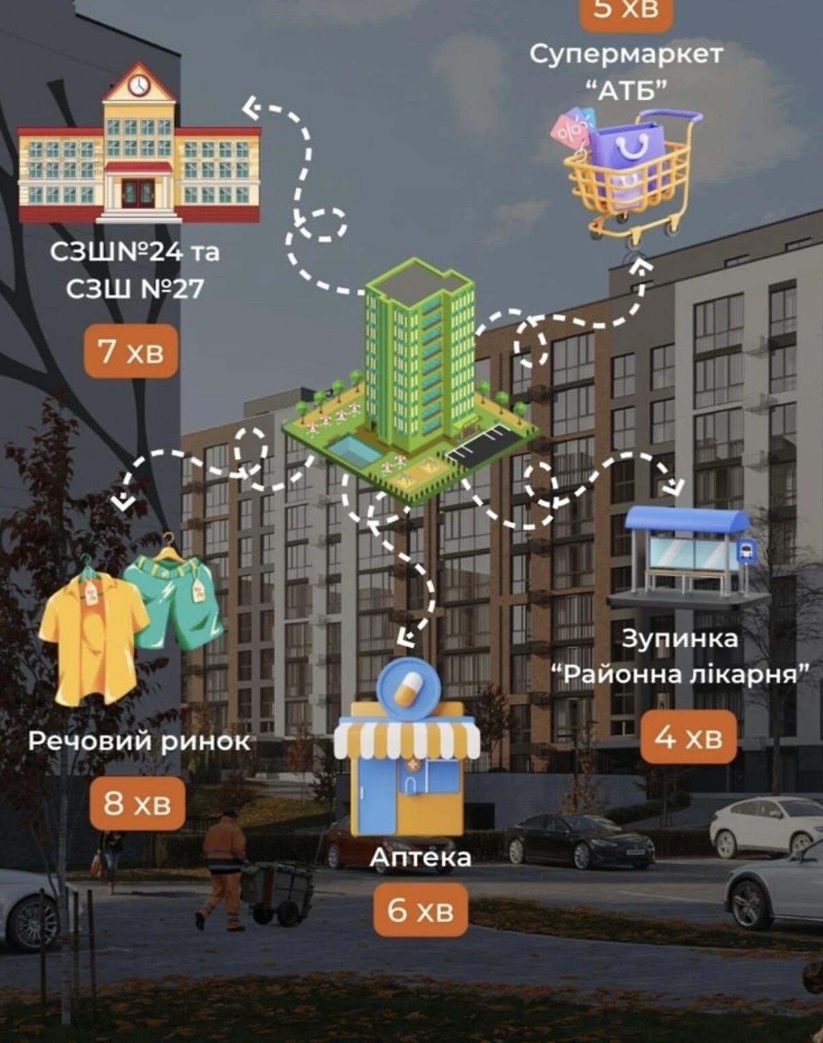 1-комнатная квартира, Юго-Западный: сдача в 2026, закрытый двор - фото 4