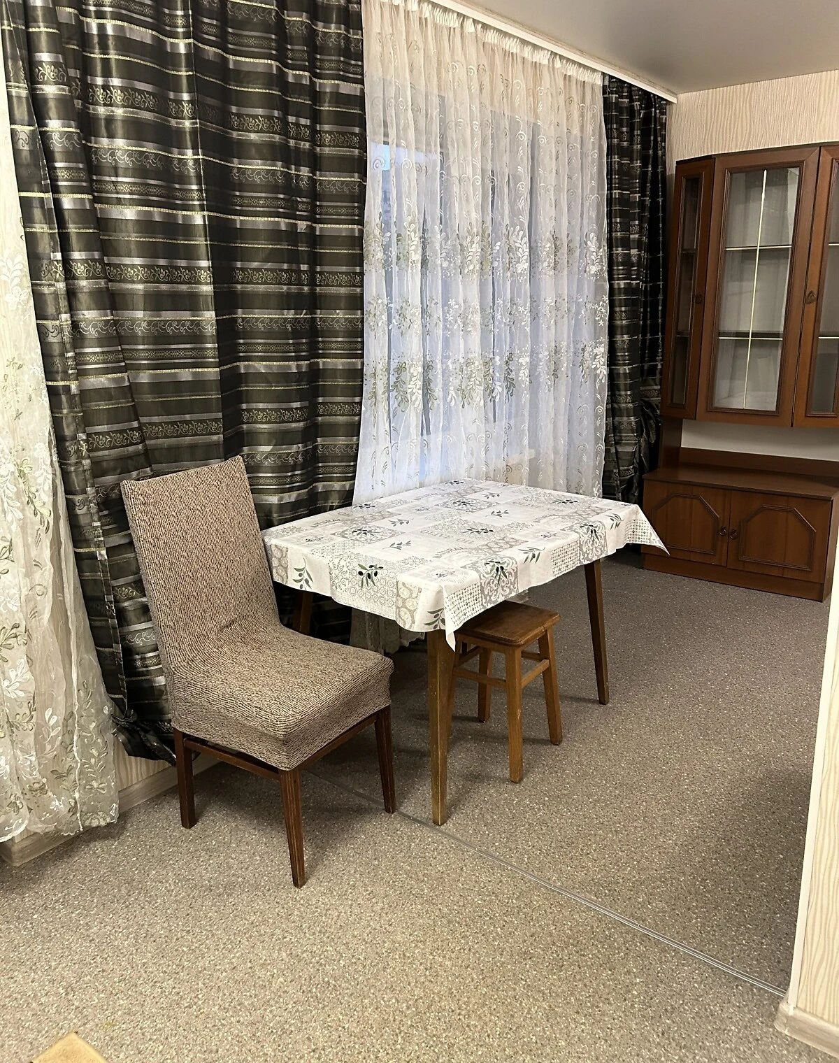 1-комнатная квартира, Ковпаковский: косметический ремонт, двуспальная кровать, фото 5