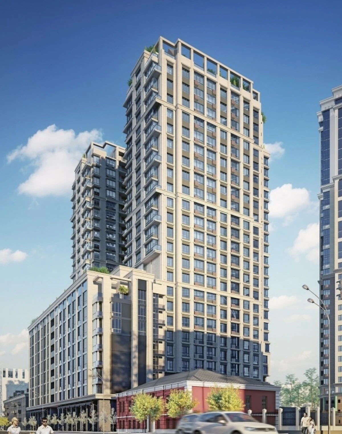 1-комнатная квартира, Голосеевский: кухня 23 м², потолки 3 м, фото 5