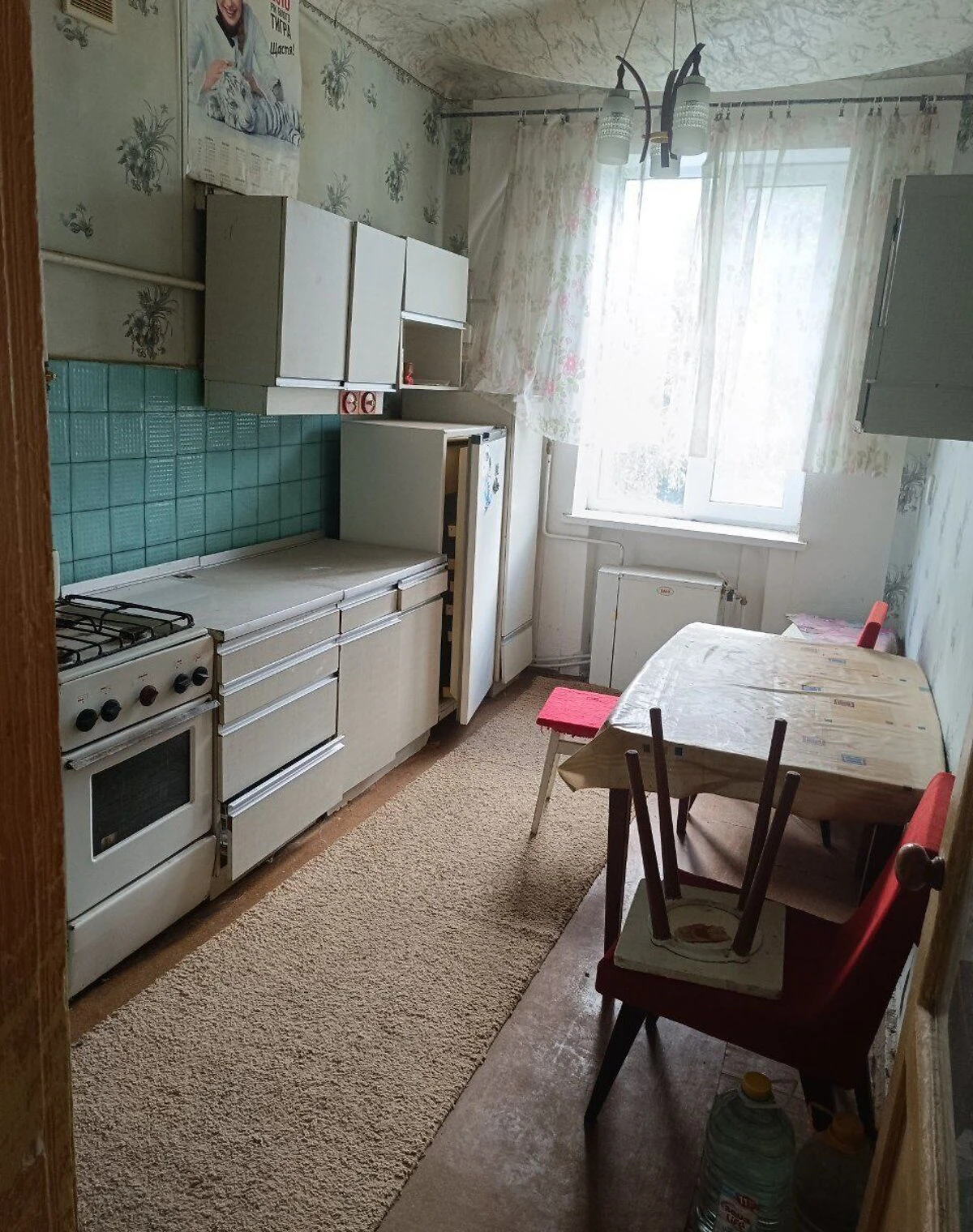 3-кімнатна квартира, Орджонікідзе: газове опалення, цегляні стіни - фото 5