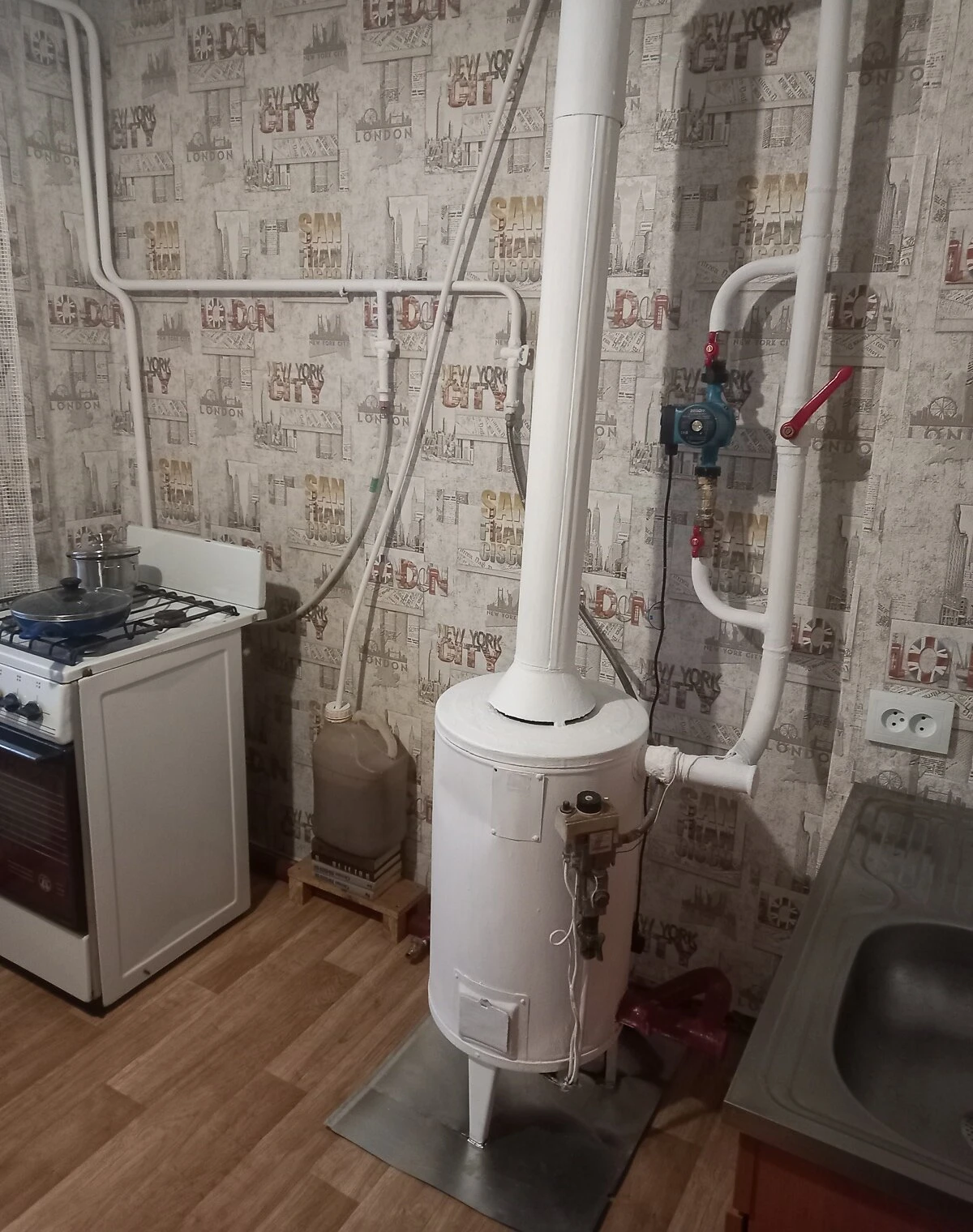 1-кімнатна квартира, Балки: індивідуальне газове опалення, фото 4