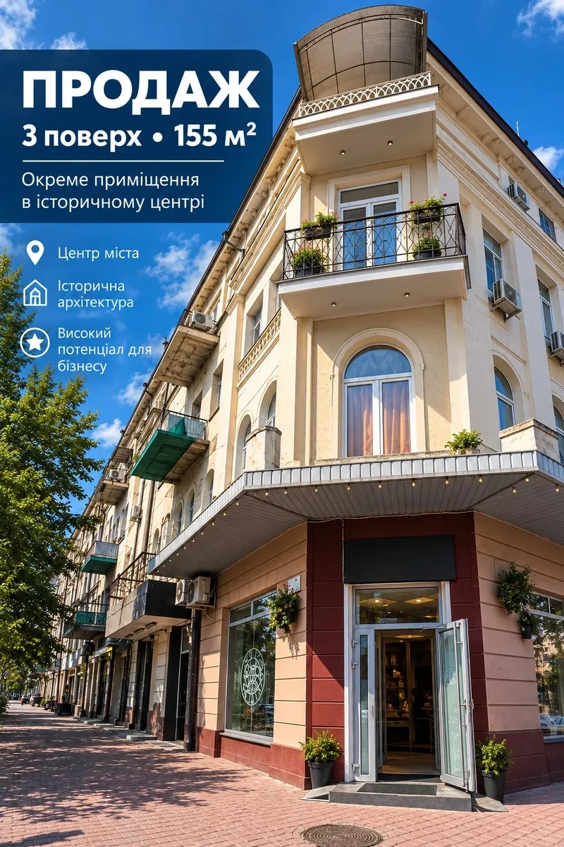 3-кімнатна квартира, центр Дніпра: офіс, 3 окремі кабінети