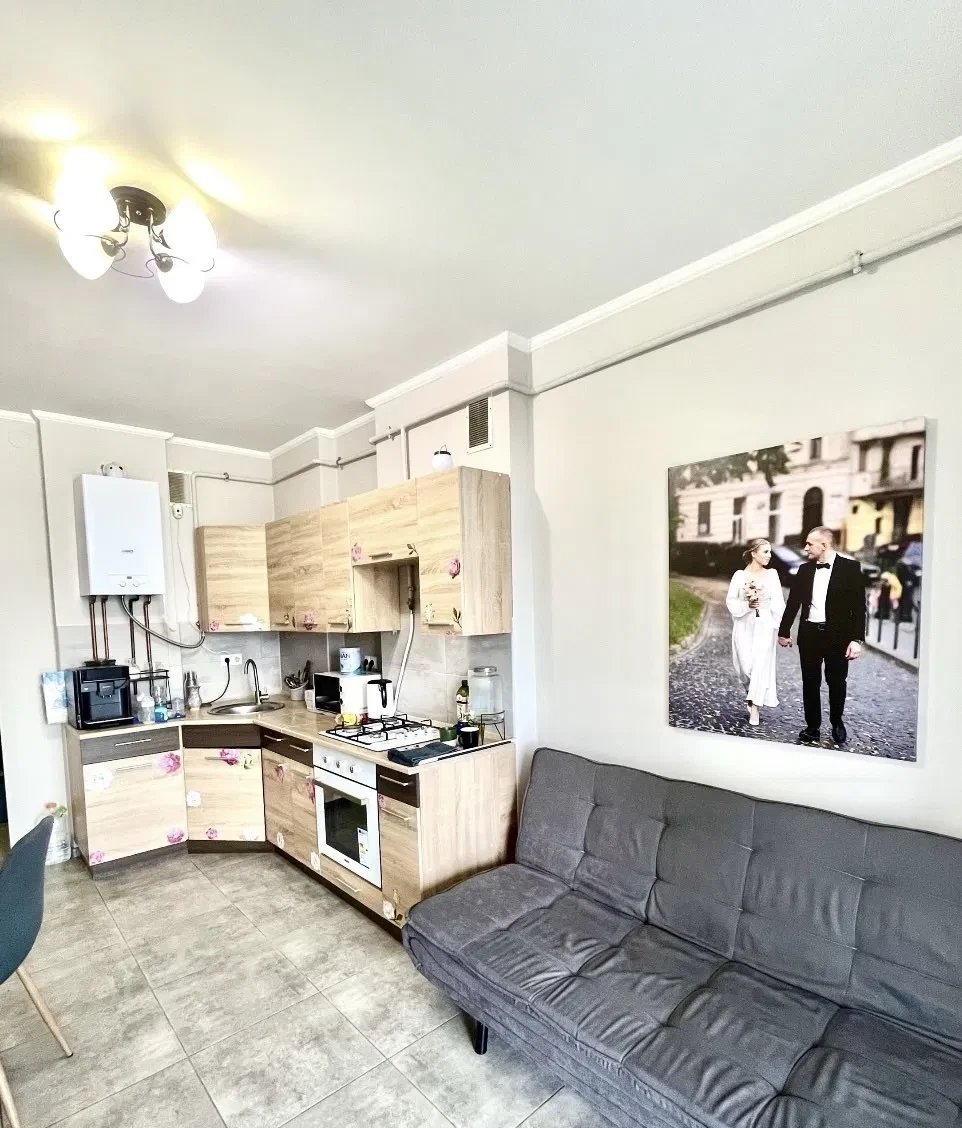 1-кімнатна квартира, Шевченківський: велика тераса 11 м², євроремонт - фото 4