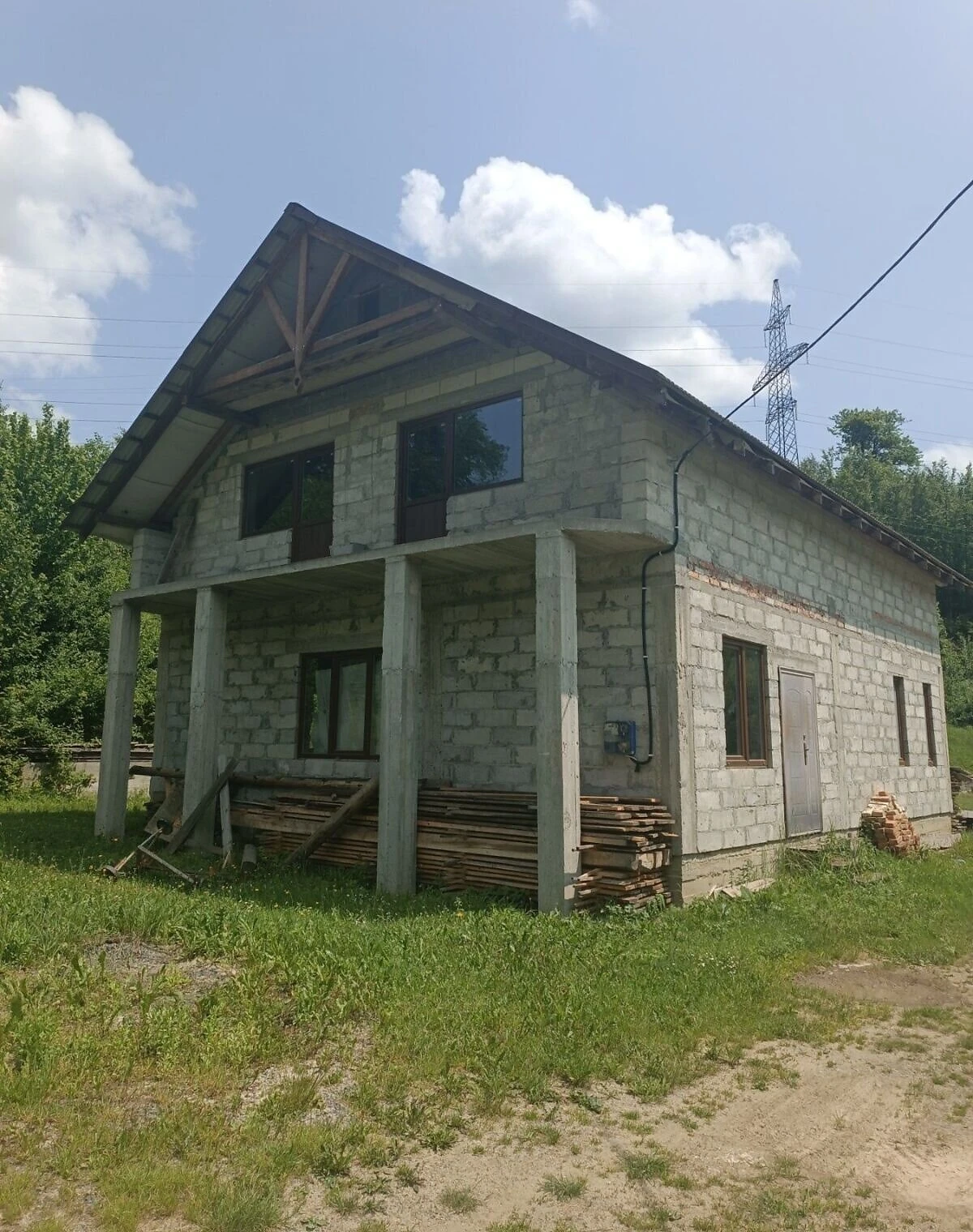 Будинок, Уклин: газобетонні стіни, централізоване опалення, фото 2