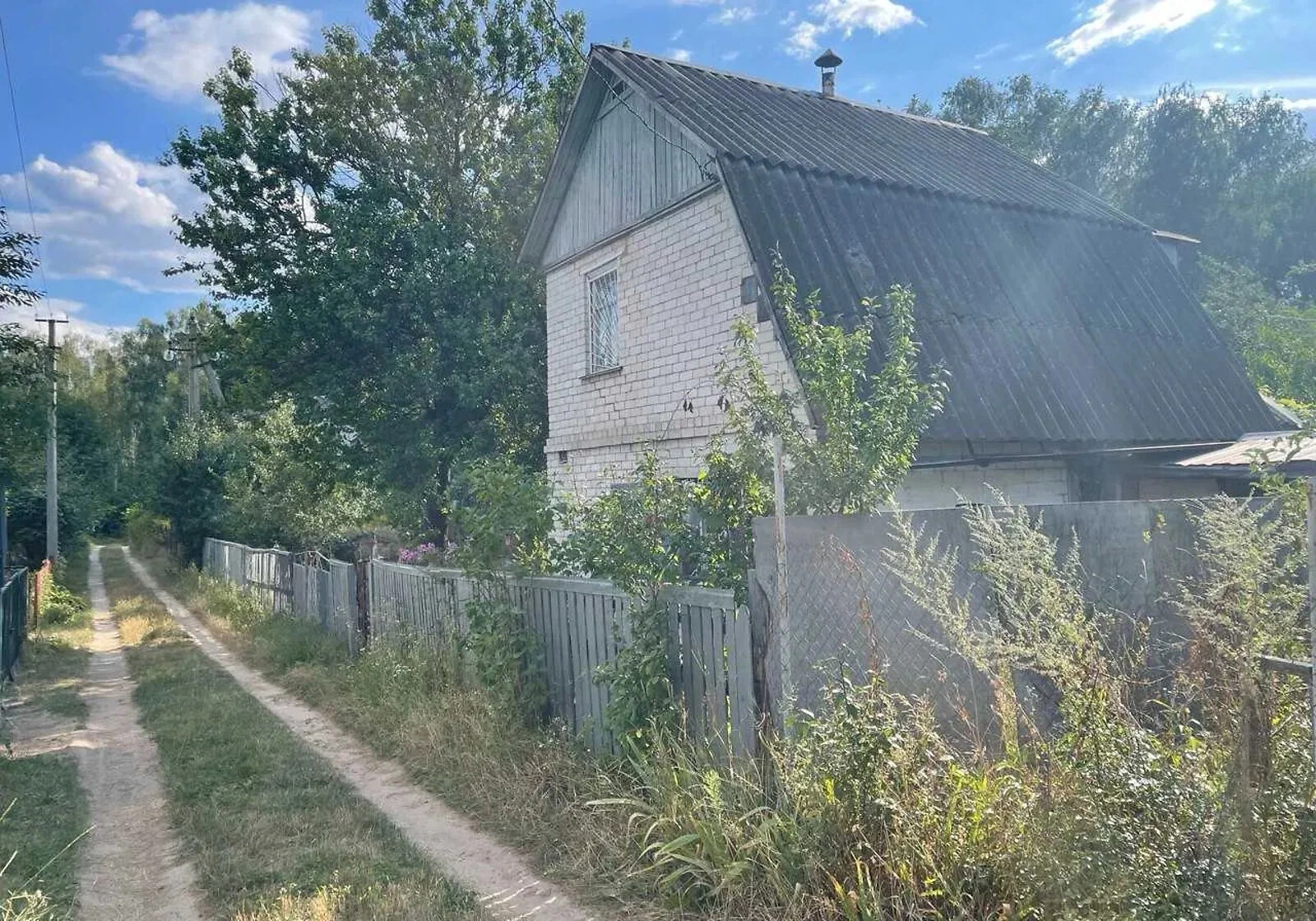 Дача, СТ Октябрьське: цегляні стіни, літня кухня - фото 3