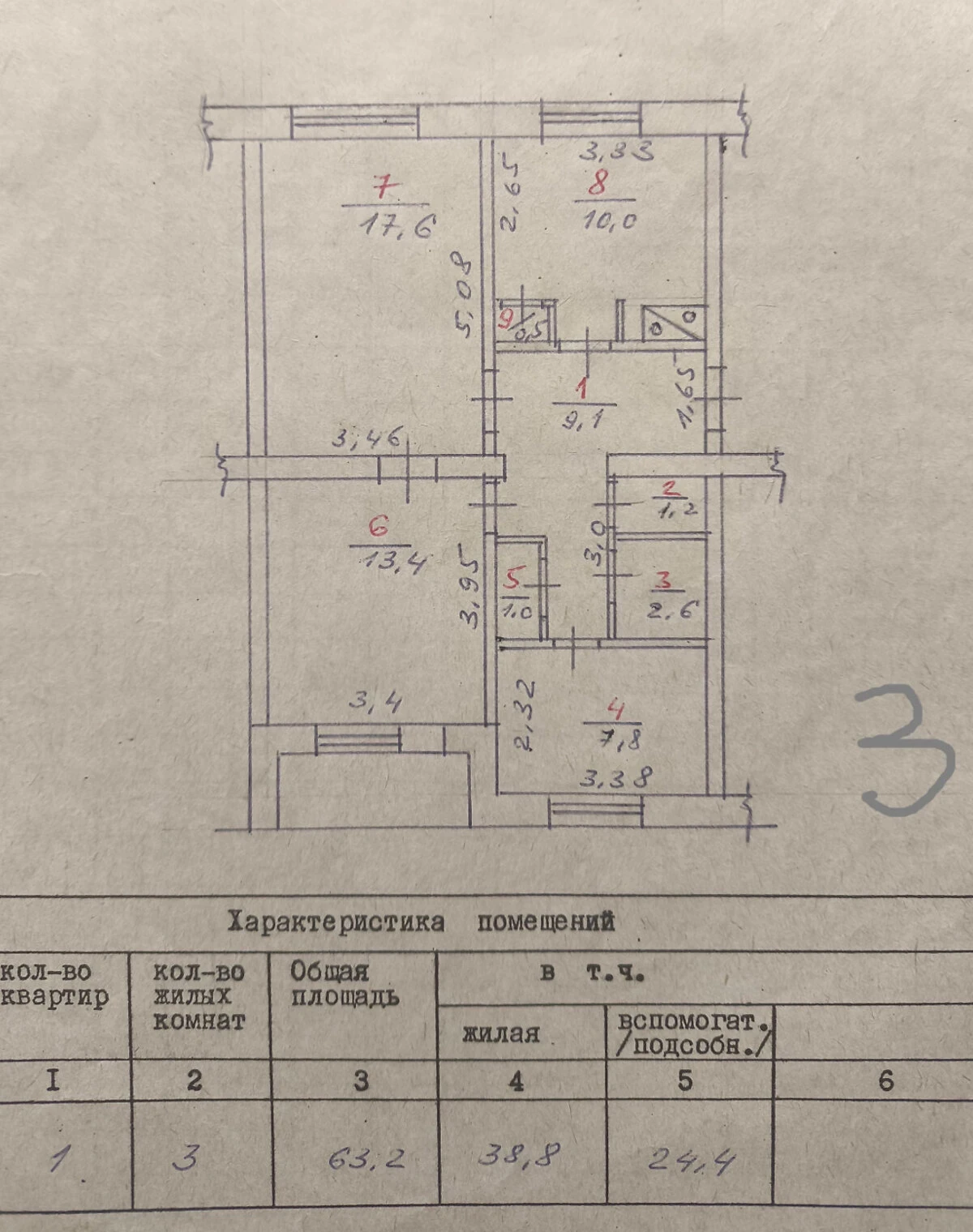 3-комнатная квартира, Добровеличковка: укрытие, торг возможен, фото 3