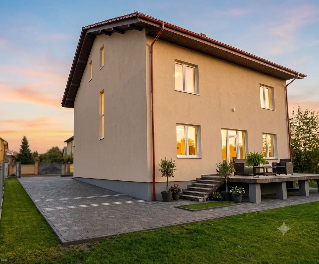 Будинок, Сокільники: тераса 40 м², вітальня 60 м², фото 3