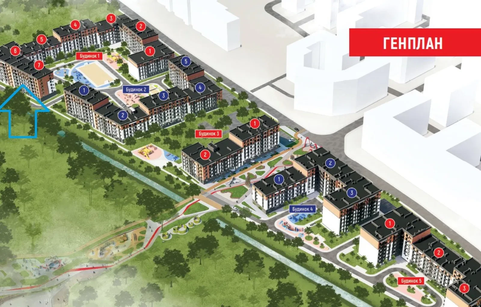 1-комнатная квартира в ЖК Бургундія 3: балкон 6 м², вид на набережную, фото 4