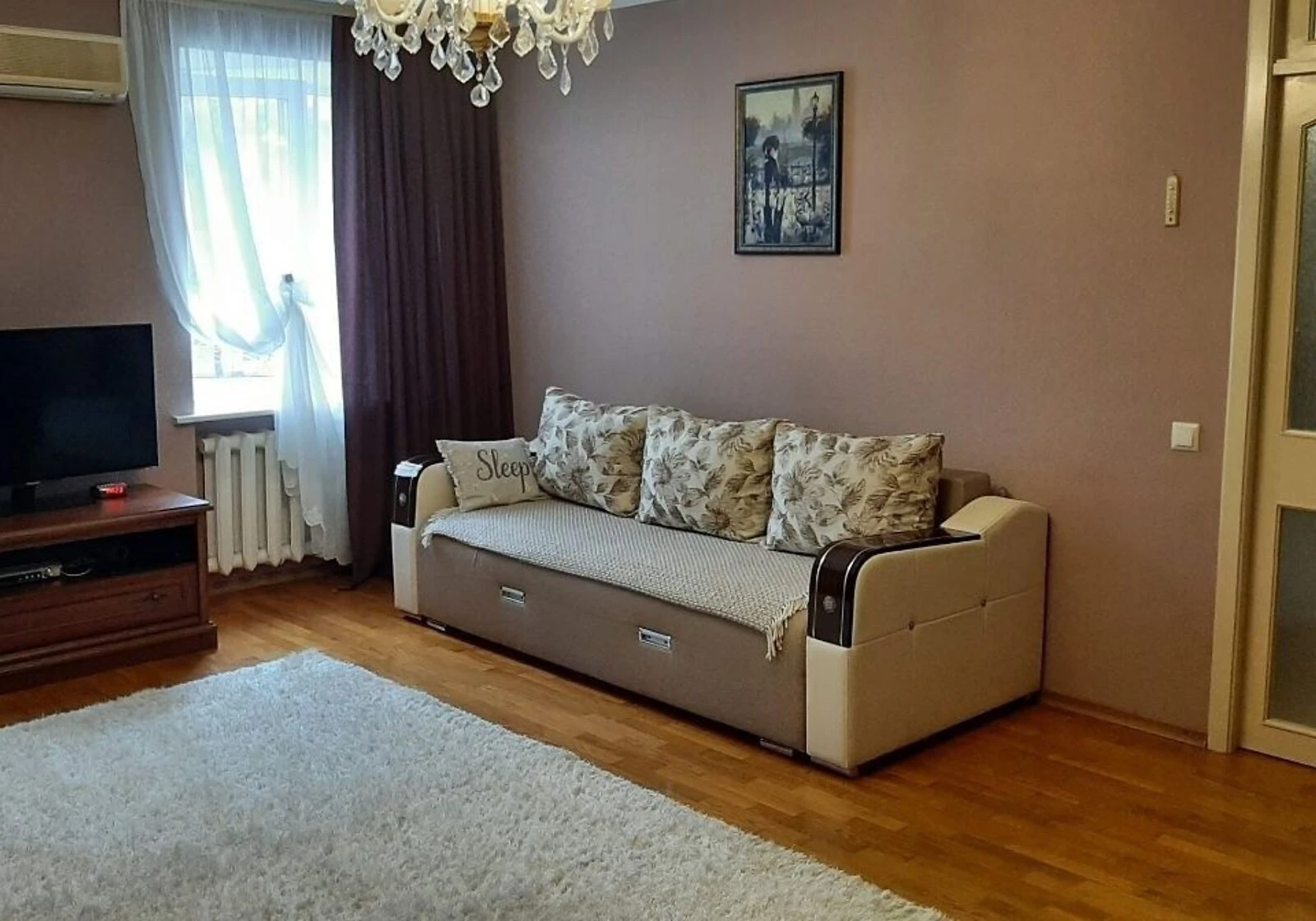 3-кімнатна квартира, Суми: євроремонт, паркетна підлога