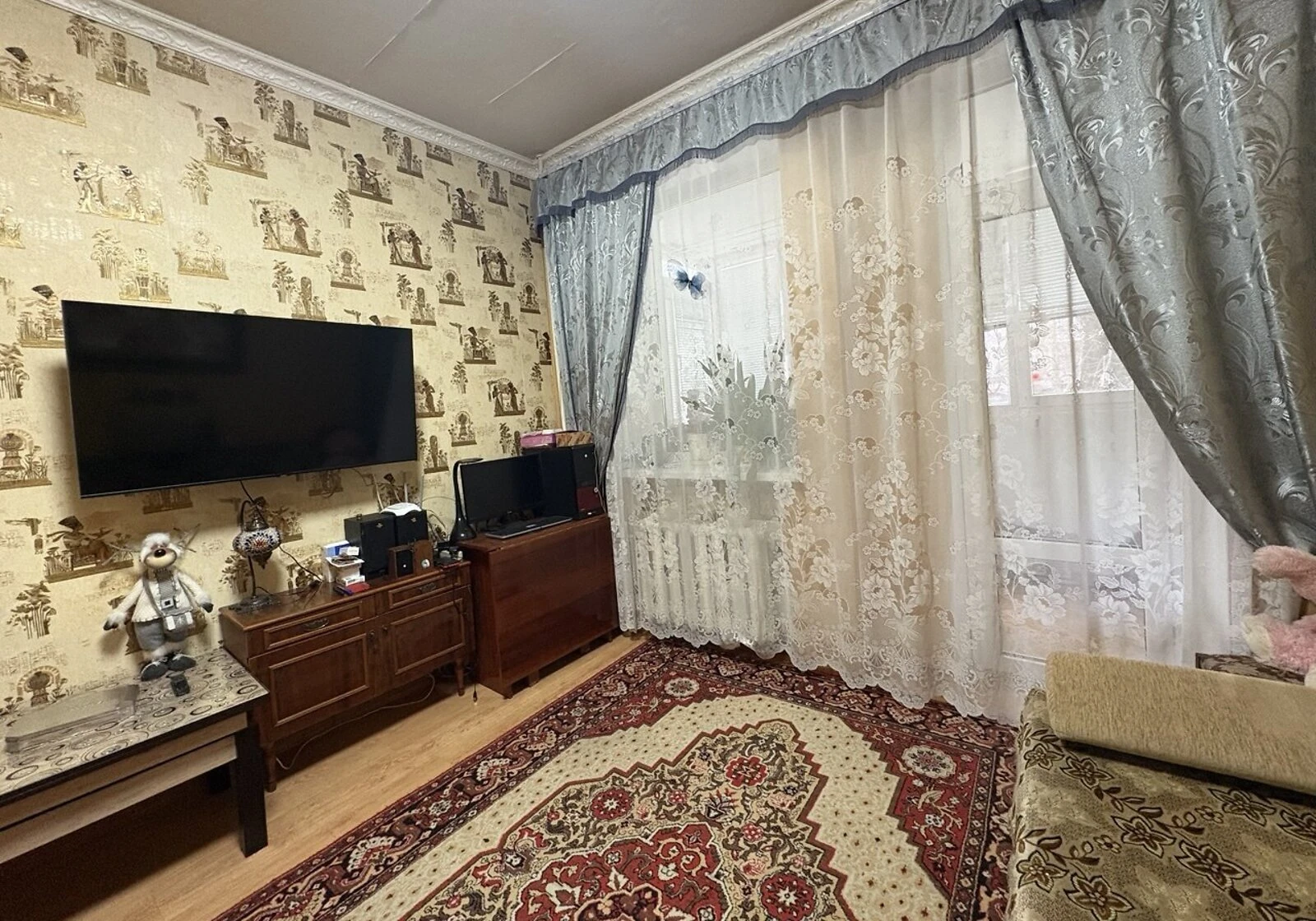 2-комнатная квартира, Вознесеновский: укрытие в доме, кирпичные стены