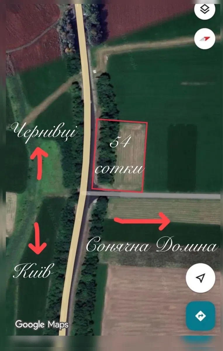 Ділянка 54 соток, Магала: перша лінія траси на Київ - фото 1
