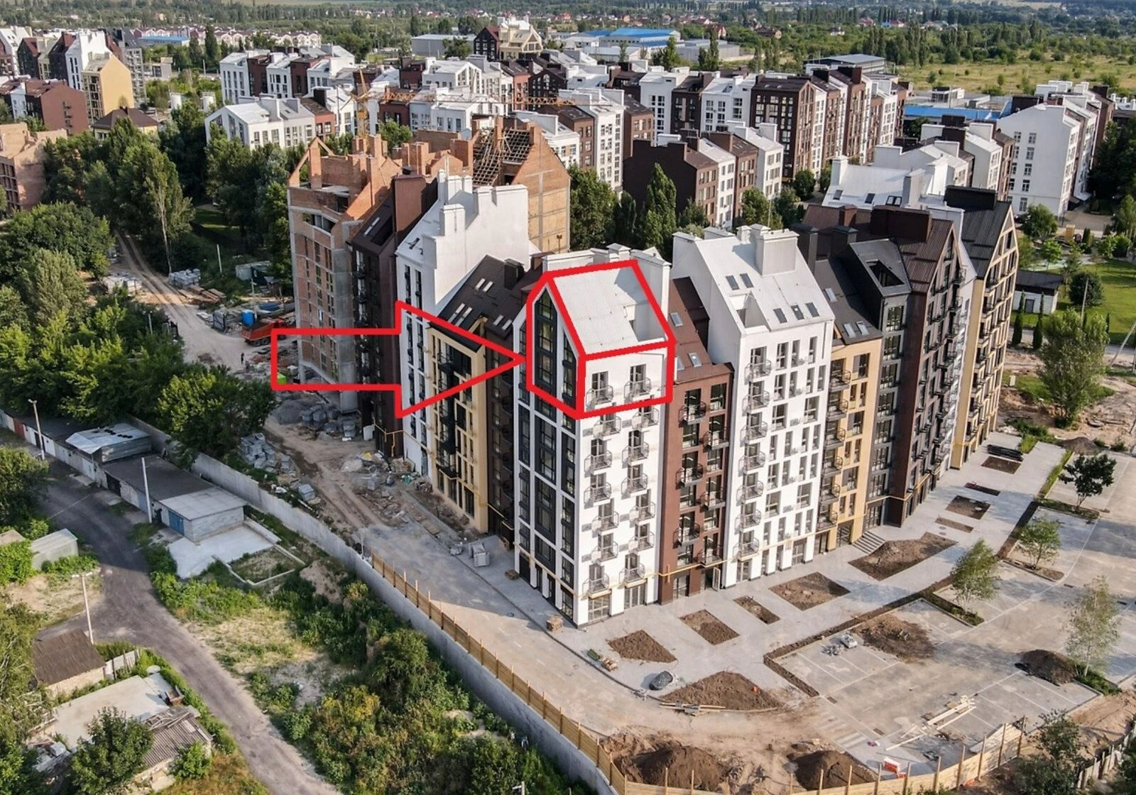 Пентхаус, Білогородка: кухня-студія, багаторівневий, єОселя - фото 2