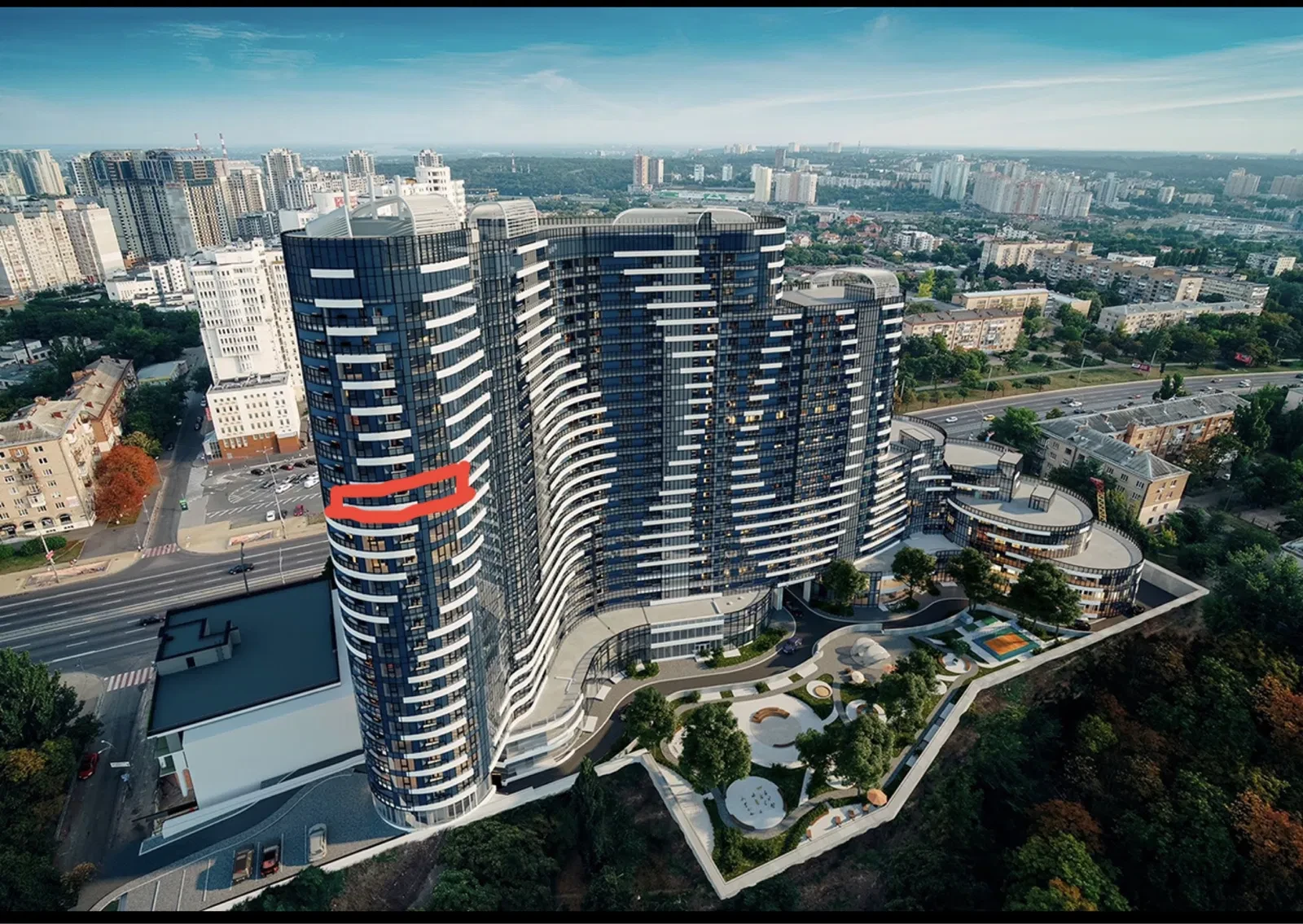 3-кімнатна квартира у ЖК Aria: вид на Джона Маккейна, переуступка