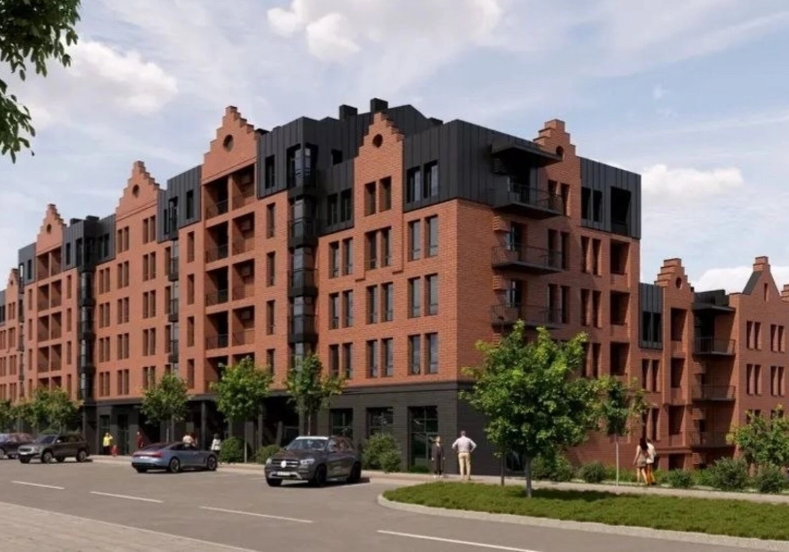 1-комнатная квартира, Южный: новостройка, закрытый двор