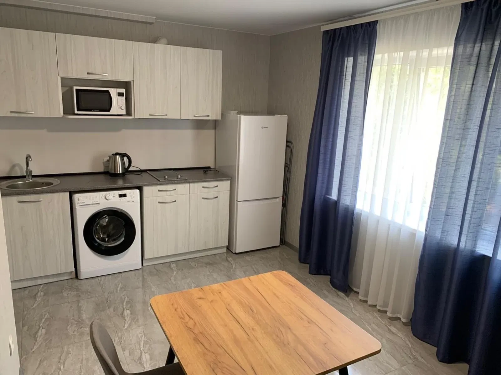 1-кімнатна квартира, Дарницький: автономна, метро Осокорки за 5-6 хв - фото 1