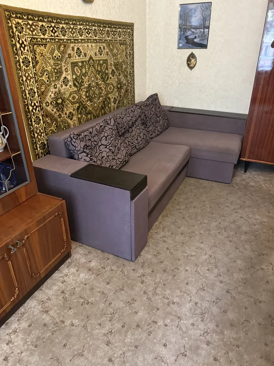 1-кімнатна квартира, Вишгород: можна з маленькою собакою, вид на тихий двір - фото 2