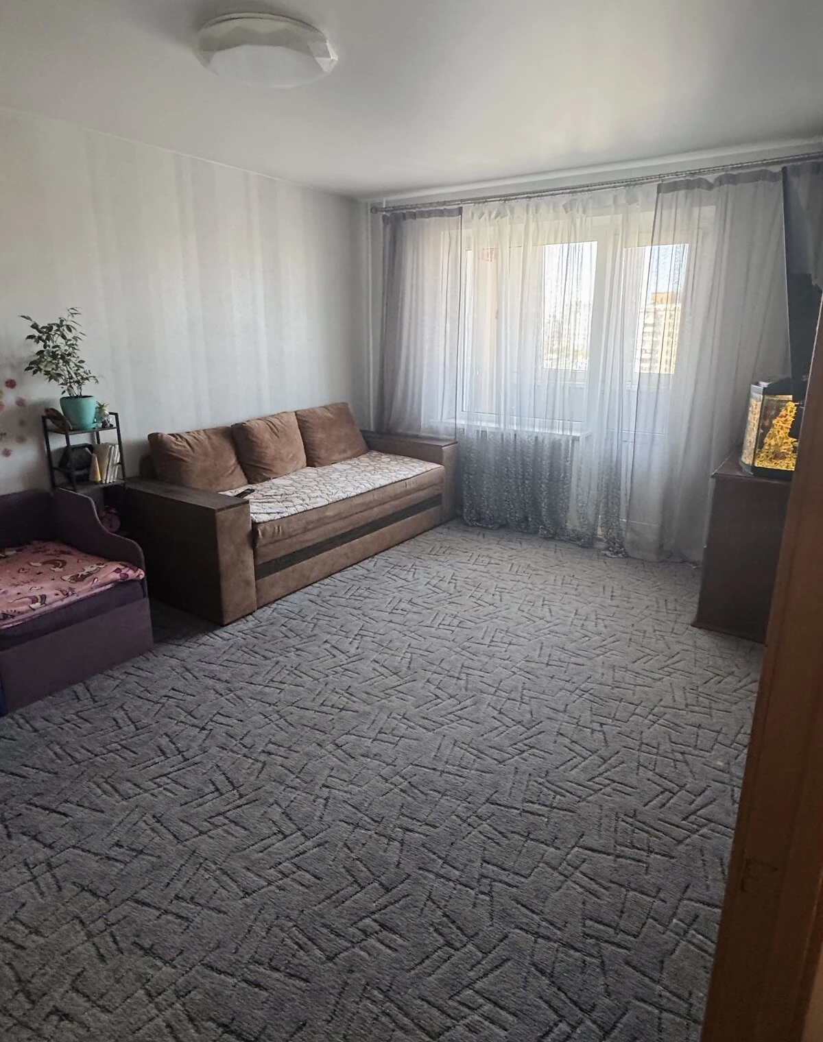 1-кімнатна квартира, Харківський Масив: євроремонт