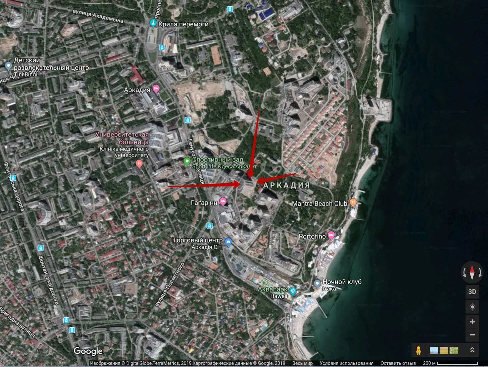 2-кімнатна квартира у ЖК Гагаринський: 5 хвилин до моря, тихий двір - фото 3