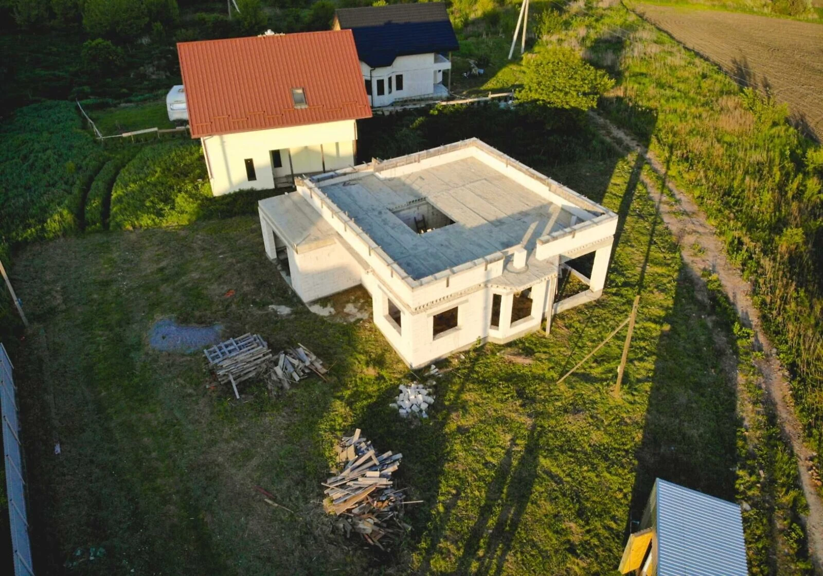Будинок, Вислобоки: сад, газобетонні стіни, фото 5