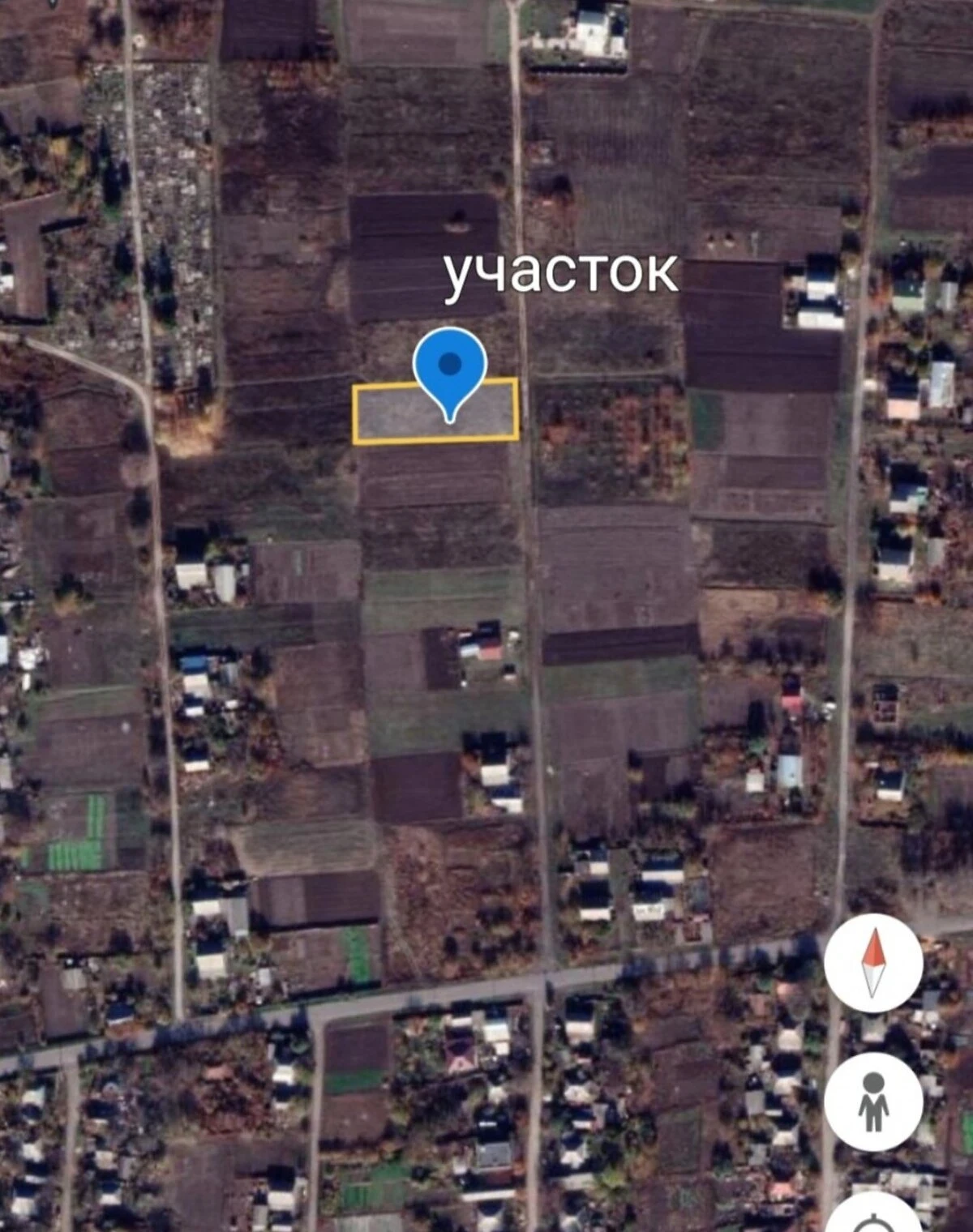 Участок 15 соток, Новоселовка: жилая застройка, чернозем, фото 5