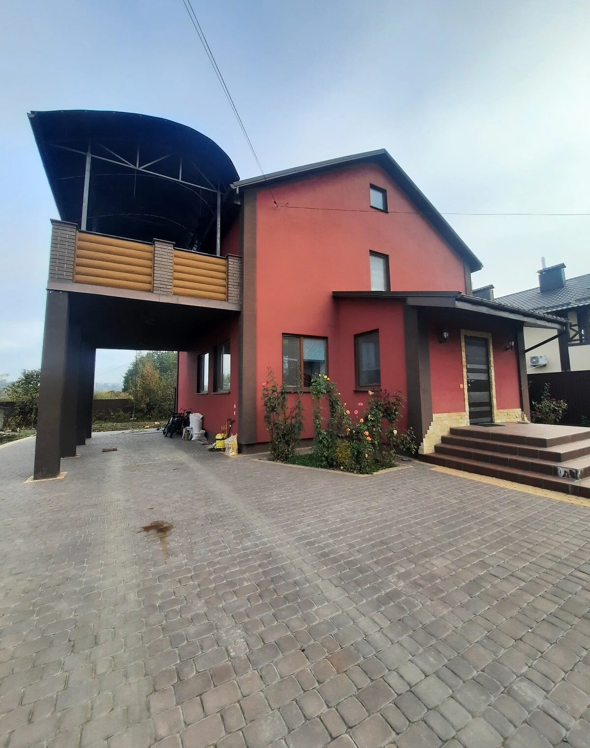 Будинок, Пирогово: бесідка, великий балкон, торг - фото 1