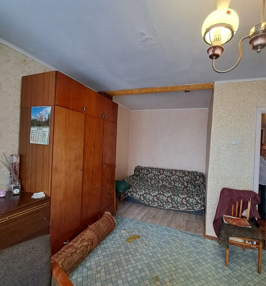 1-кімнатна квартира, Пересипський: кімната з альковом, біла цегла - фото 3