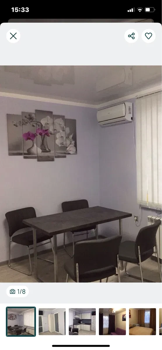 2-кімнатна квартира, Хаджибейський: євроремонт, можна з песиком - фото 1