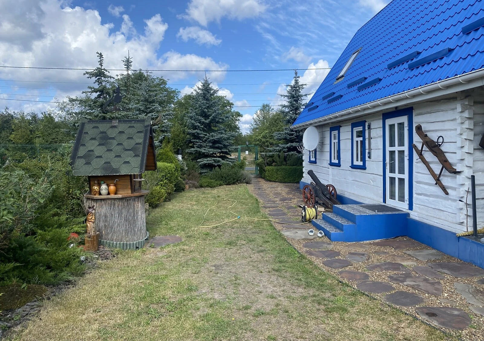 Дача, Омельное: дизайнерское оформление, веранда, бассейн, фото 4
