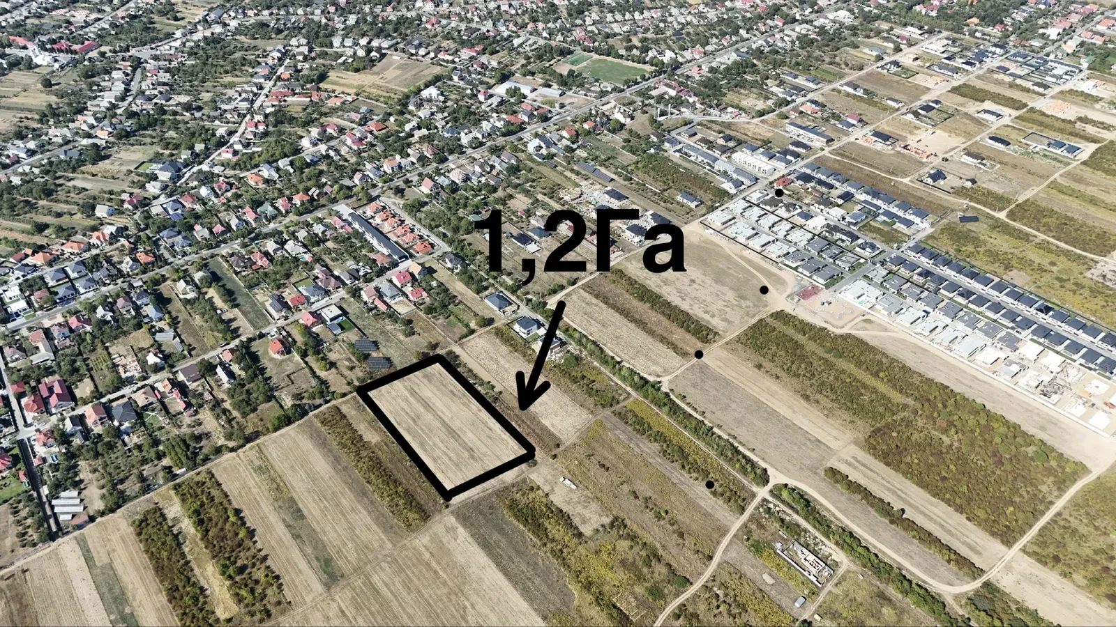 Участок 120 соток, Сторожница: генплан на 14 коттеджей или 28 дуплексов, фото 5
