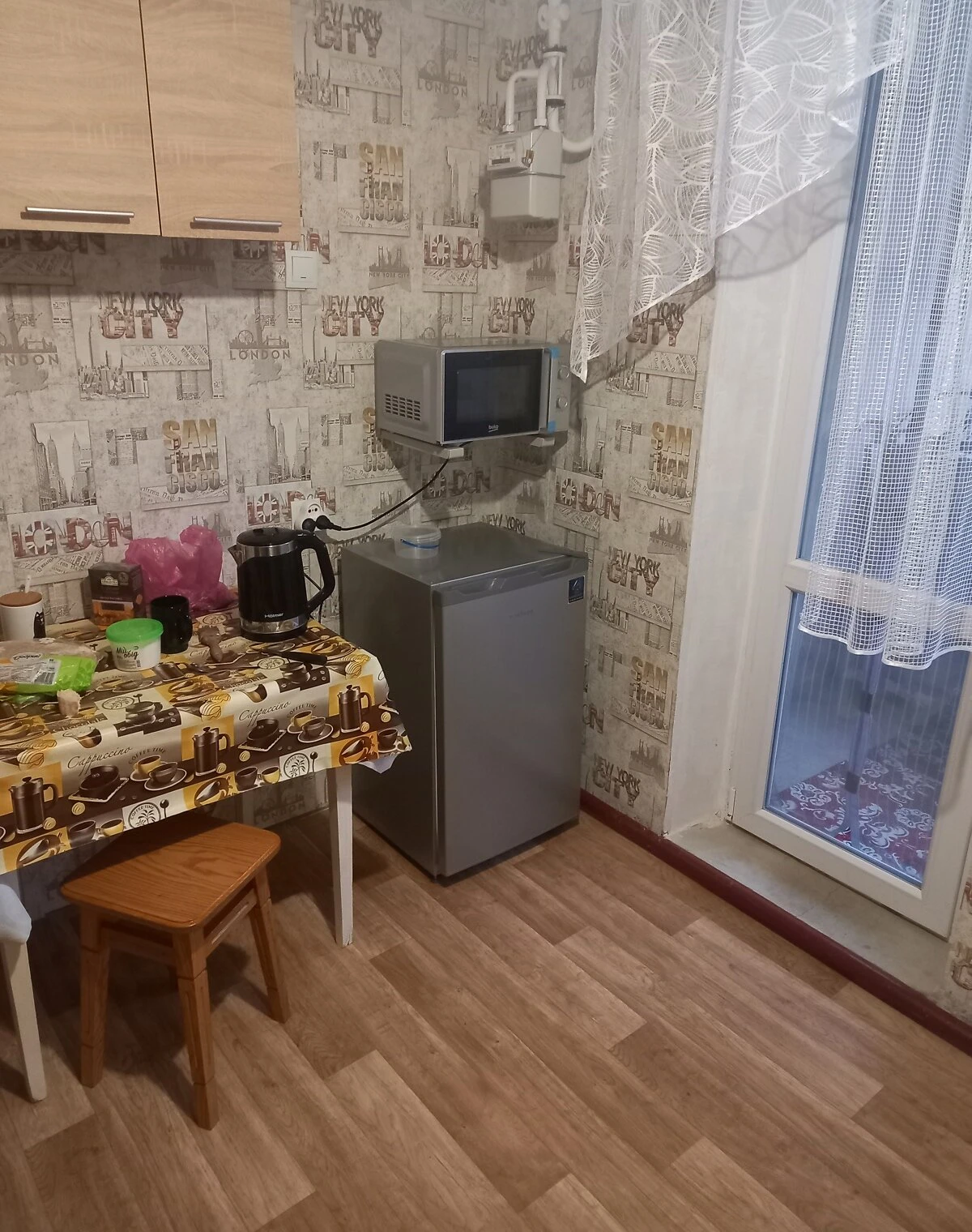 1-кімнатна квартира, Балки: індивідуальне газове опалення